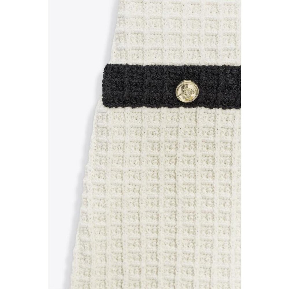 Zara White and Black Mini Dress - Picture 5 of 6